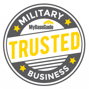 military trusted mybaseguide logo